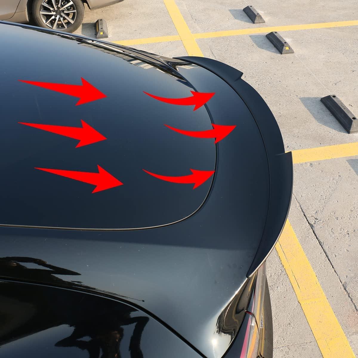 Alerón Trasero AOSK para Tesla Model Y 2020-2024 ABS Negro