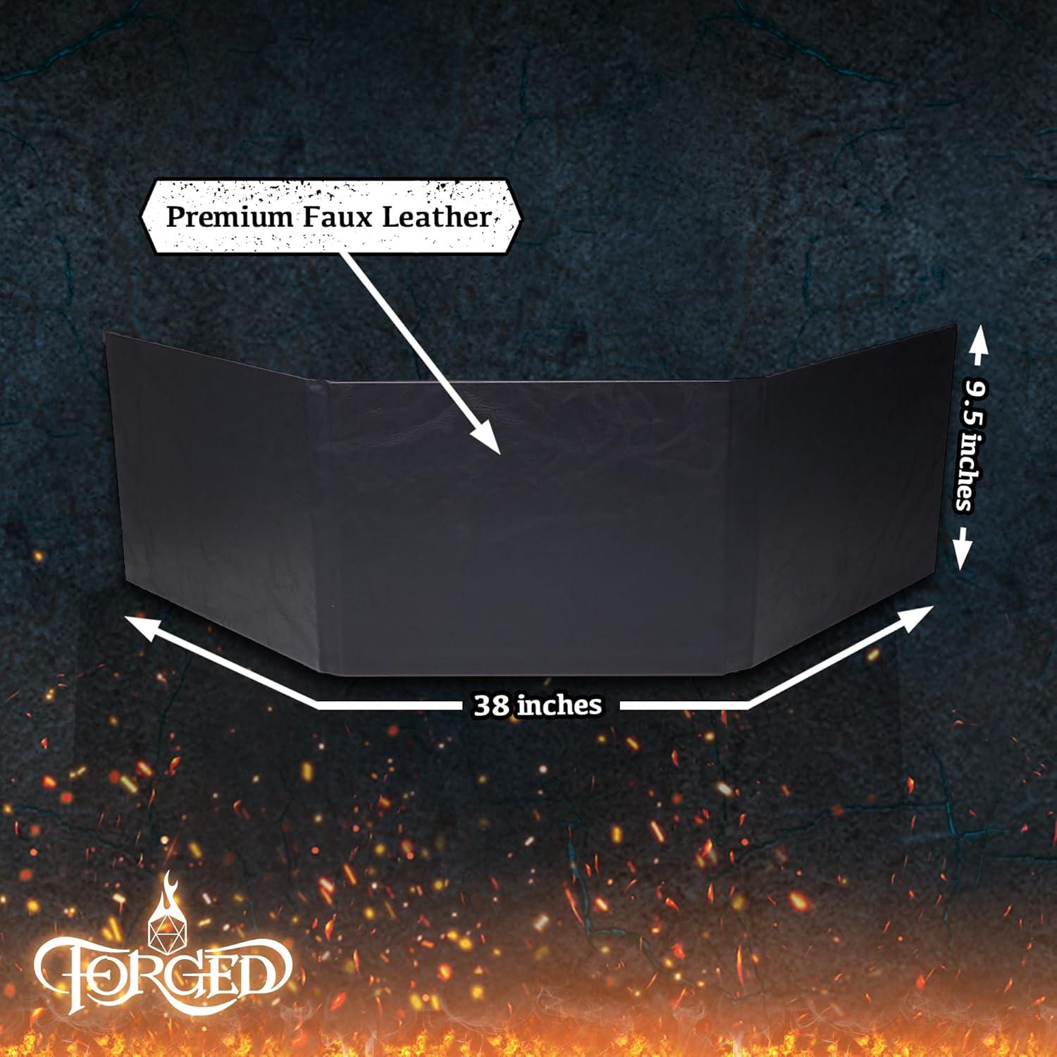 Pantalla DM Forged Gaming 97.79 cm Negra con Bolsillos