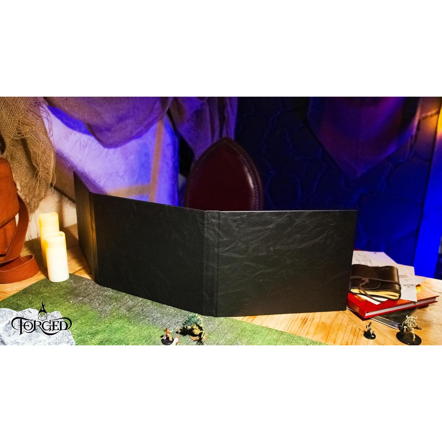 Pantalla DM Forged Gaming 97.79 cm Negra con Bolsillos