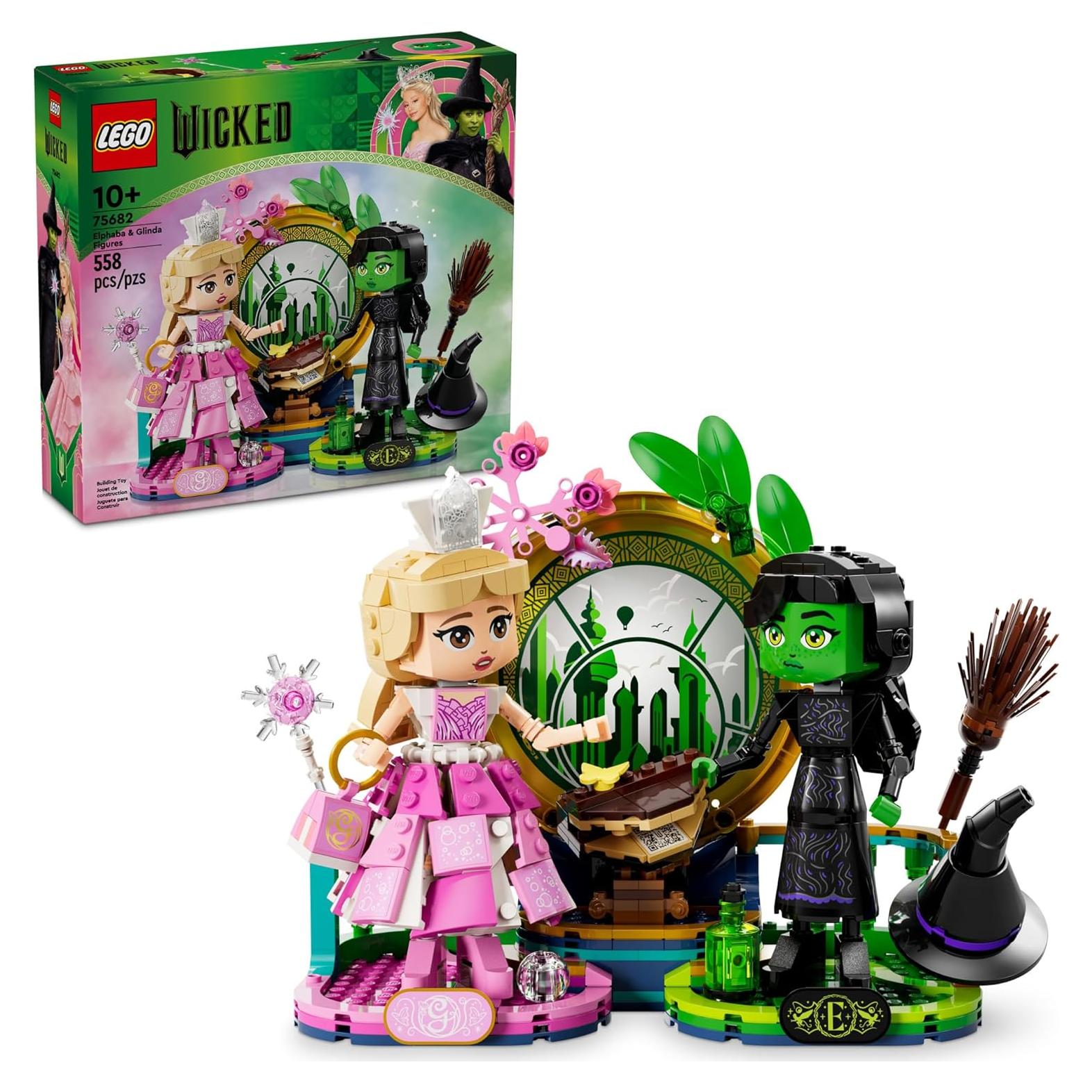LEGO Elphaba y Glinda Figuras Construcción 558 Piezas