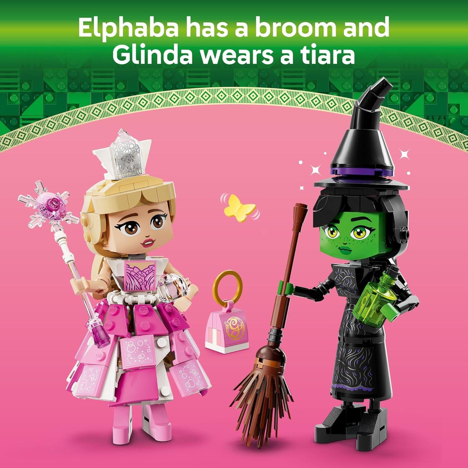 LEGO Elphaba y Glinda Figuras Construcción 558 Piezas