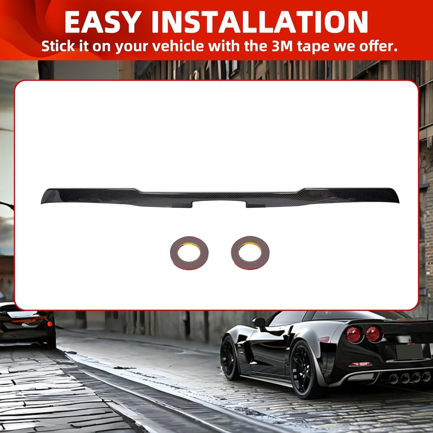 Alerón Trasero ECOTRIC Fibra de Carbono para Chevy Corvette C6 2005-2013