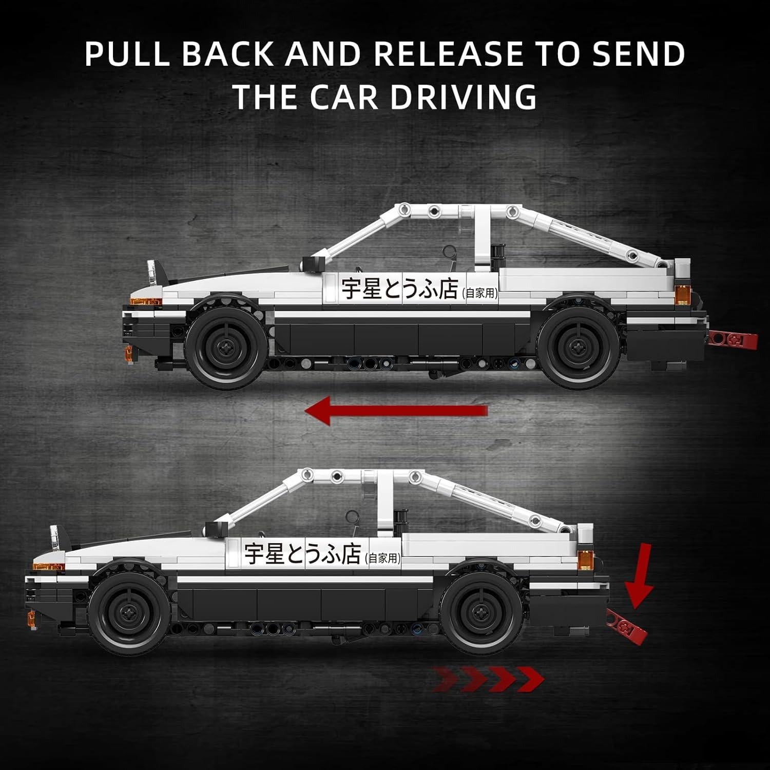 Coche de Construcción Mould King 15064 AE86 790 Piezas