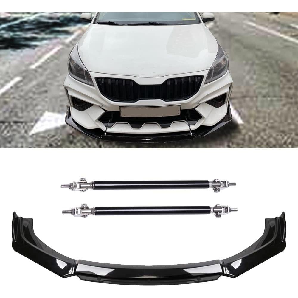 Divisores de Labio Frontal Negro DREAMIZER para Autos Universales