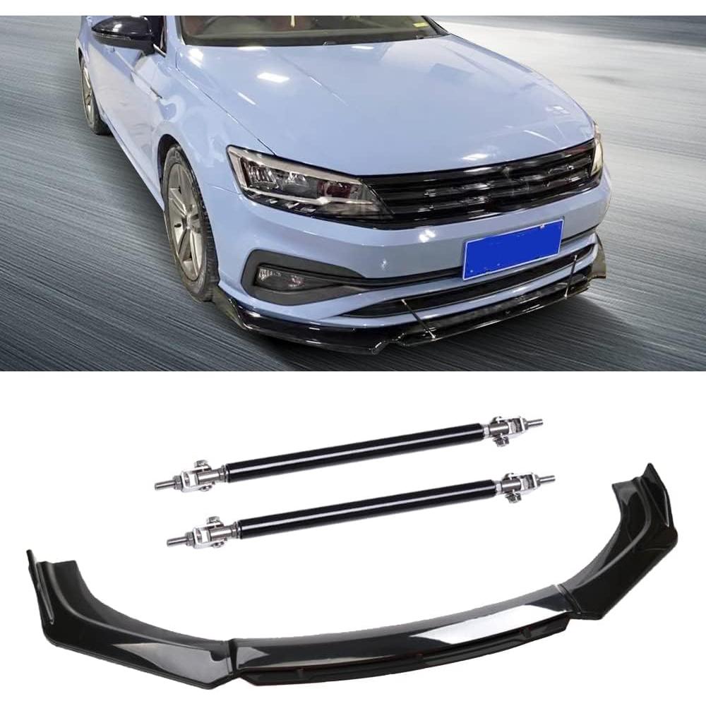 Divisores de Labio Frontal Negro DREAMIZER para Autos Universales