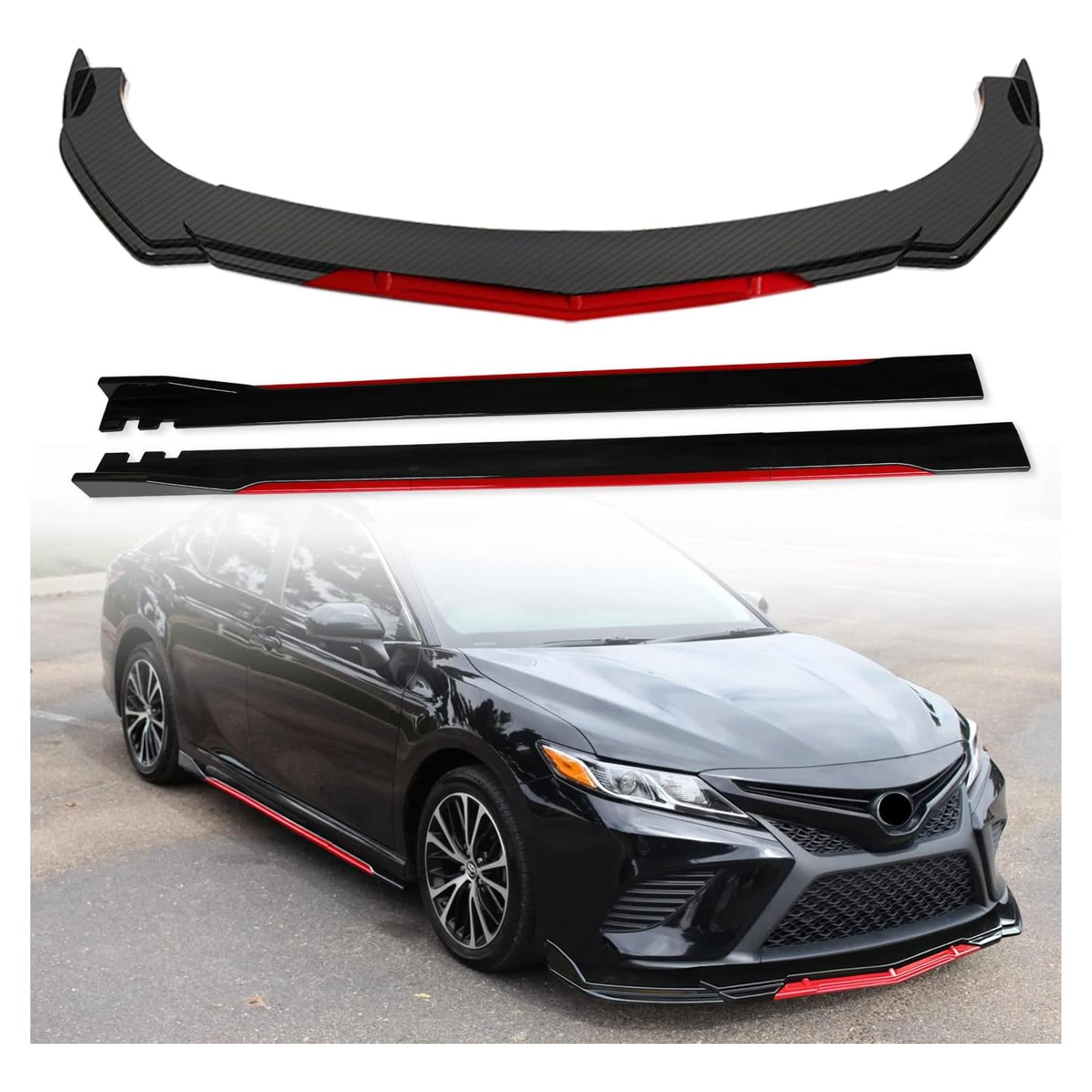 Divisor de Labio Frontal KEEPDSGN 220 cm Fibra de Carbono Negro