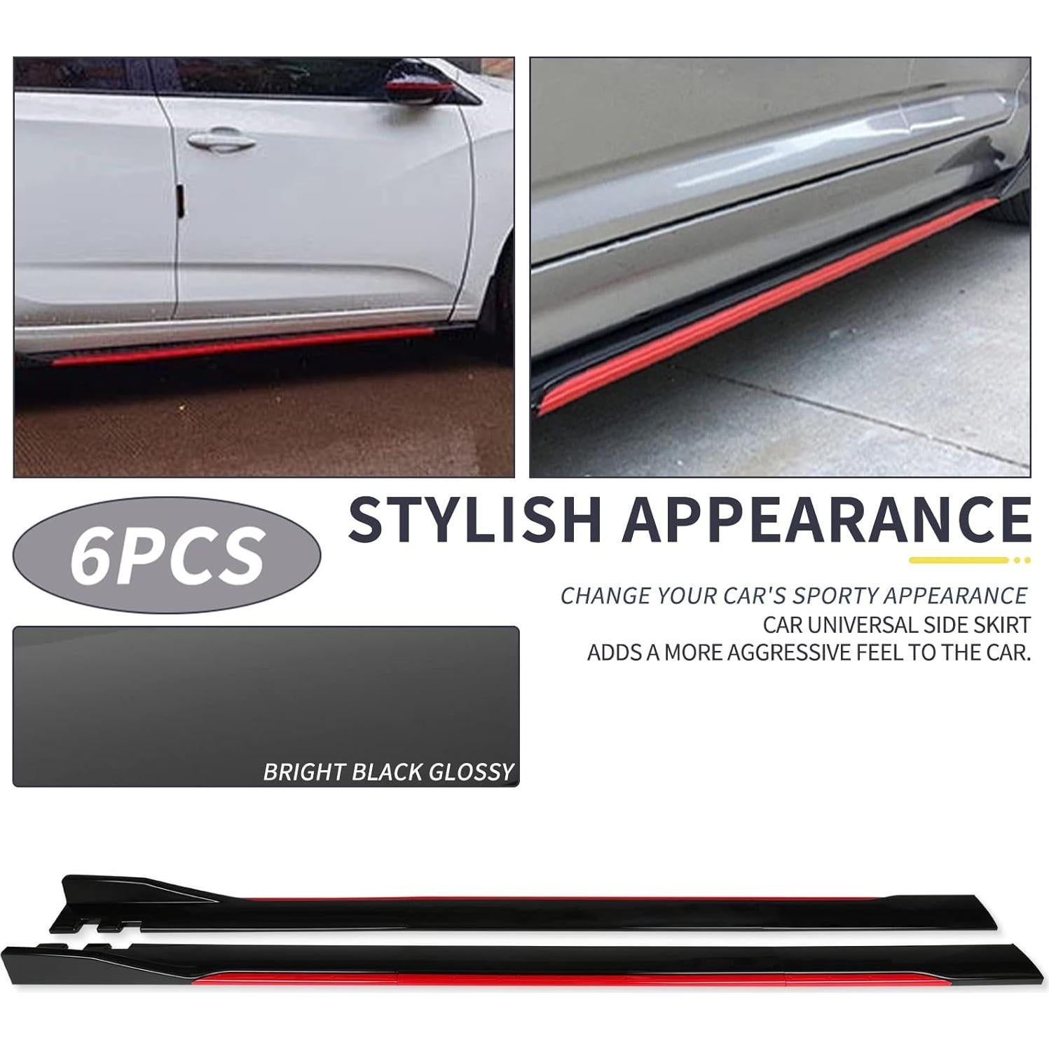 Divisor de Labio Frontal KEEPDSGN 220 cm Fibra de Carbono Negro