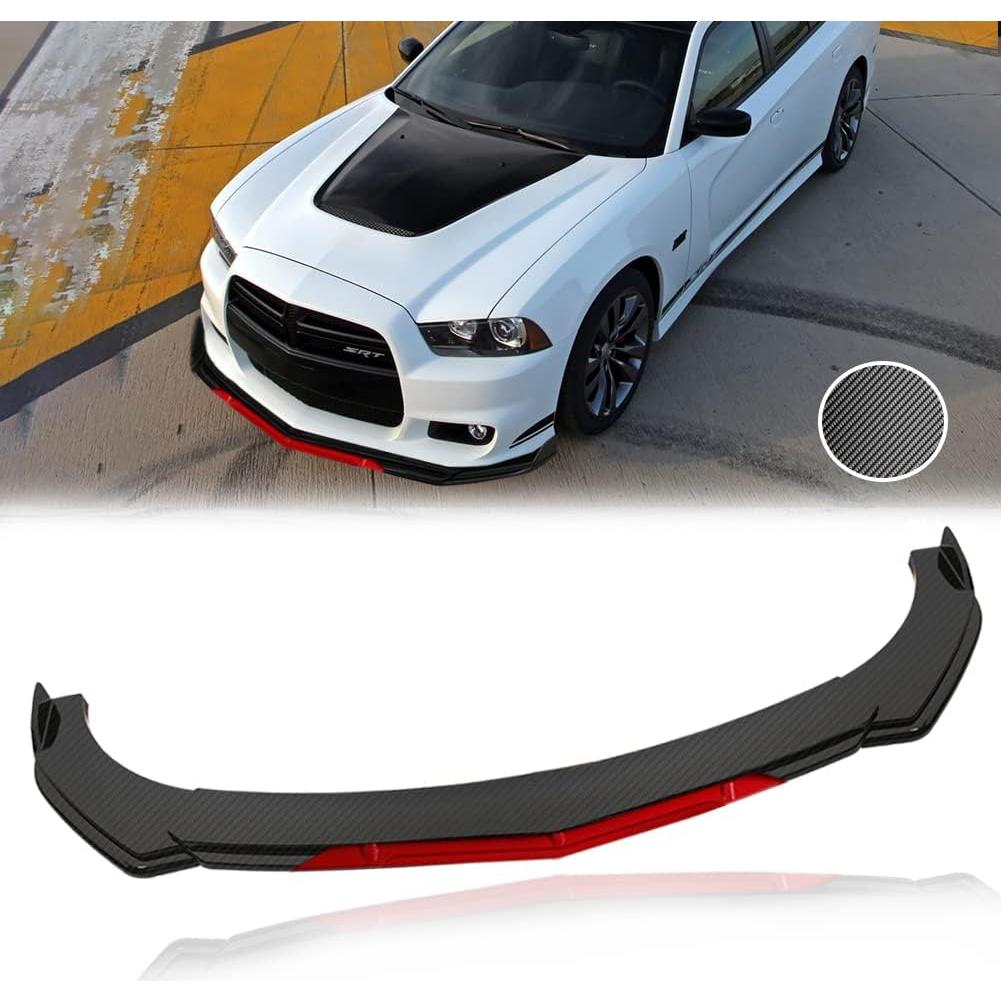 Divisor de Labio Frontal KEEPDSGN 220 cm Fibra de Carbono Negro