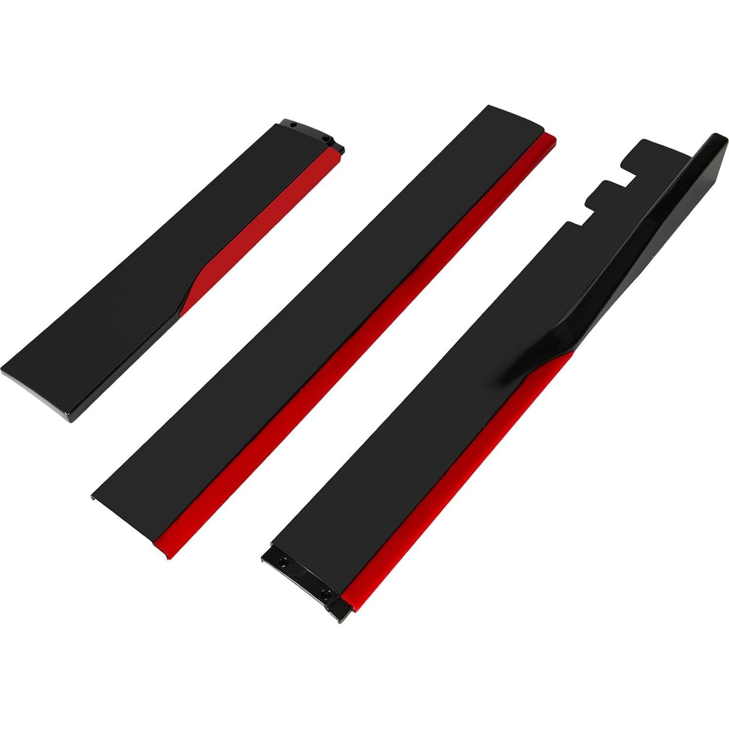 Divisor de Labio Frontal Universal KEEPDSGN 220 cm con Ribete Rojo