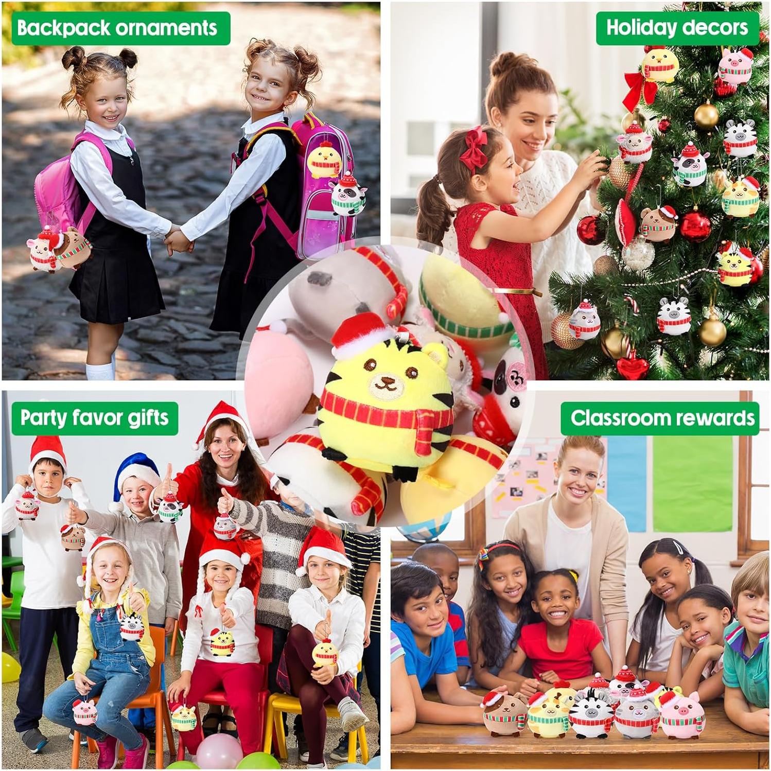 Skylety 9 Mini Animales de Peluche 8 cm para Regalos