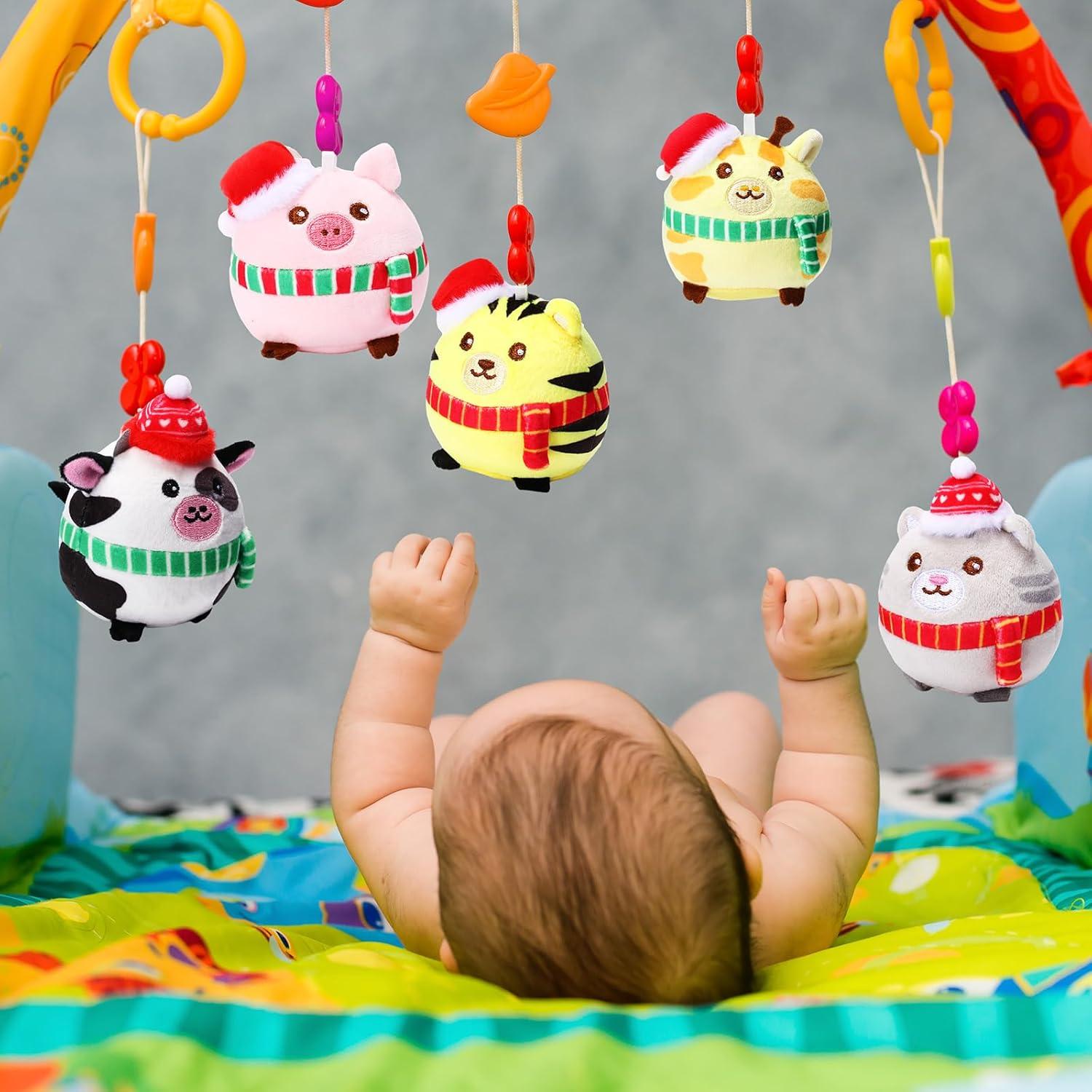 Skylety 9 Mini Animales de Peluche 8 cm para Regalos