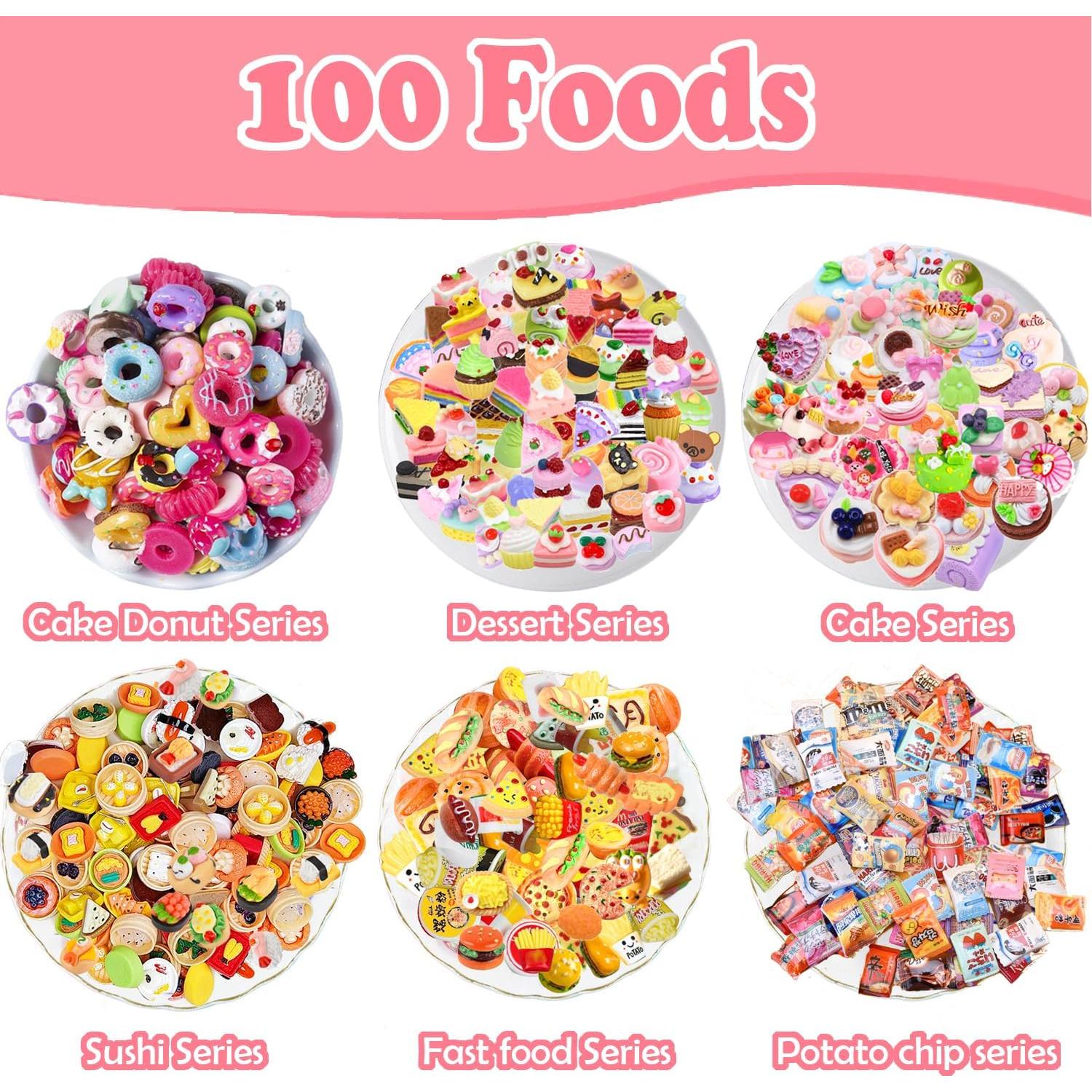 Set 150 Miniaturas Comida y Bebidas para Casa de Muñecas 1:12