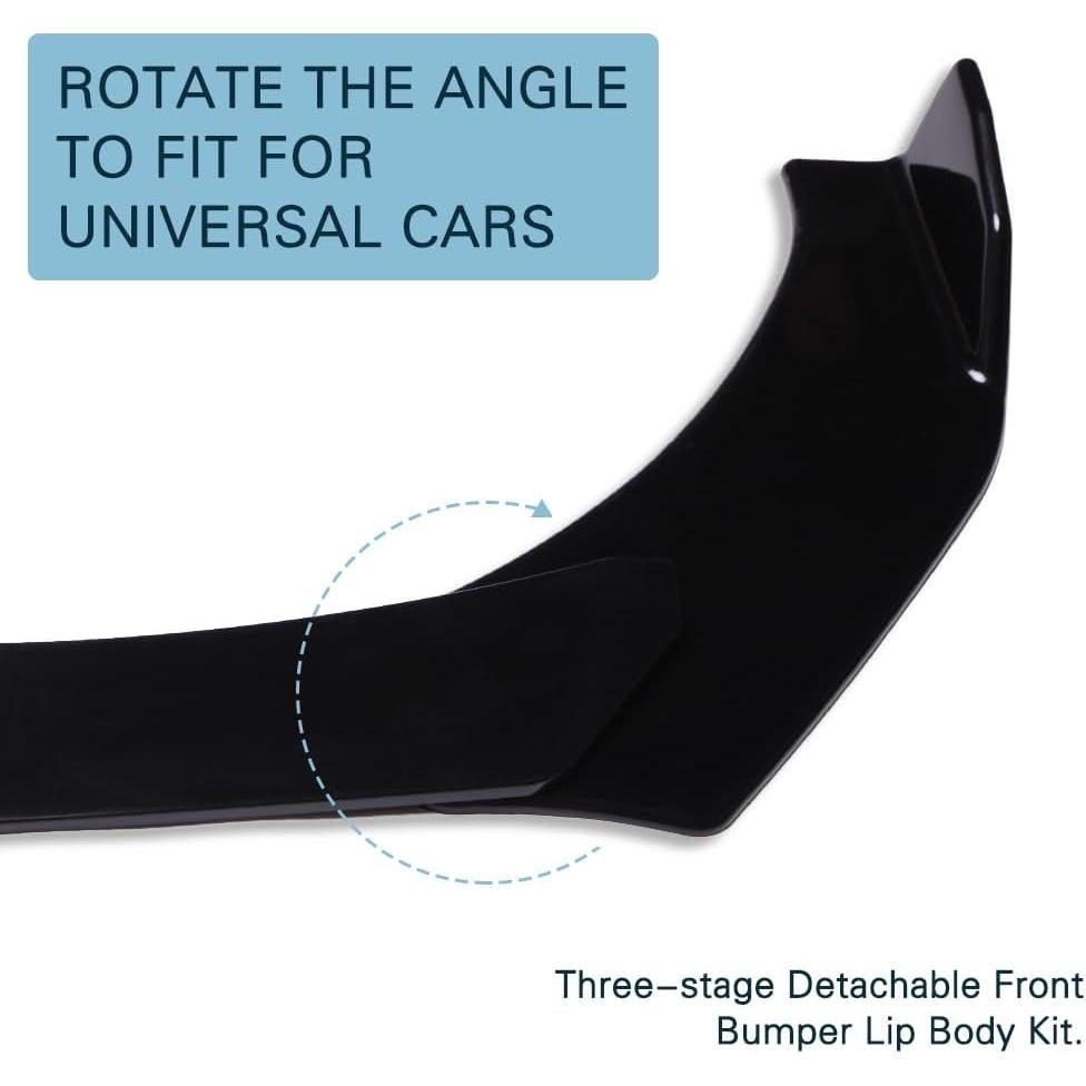 Kit Labio Divisor Parachoques Frontal Universal DREAMOTOR 4PCS