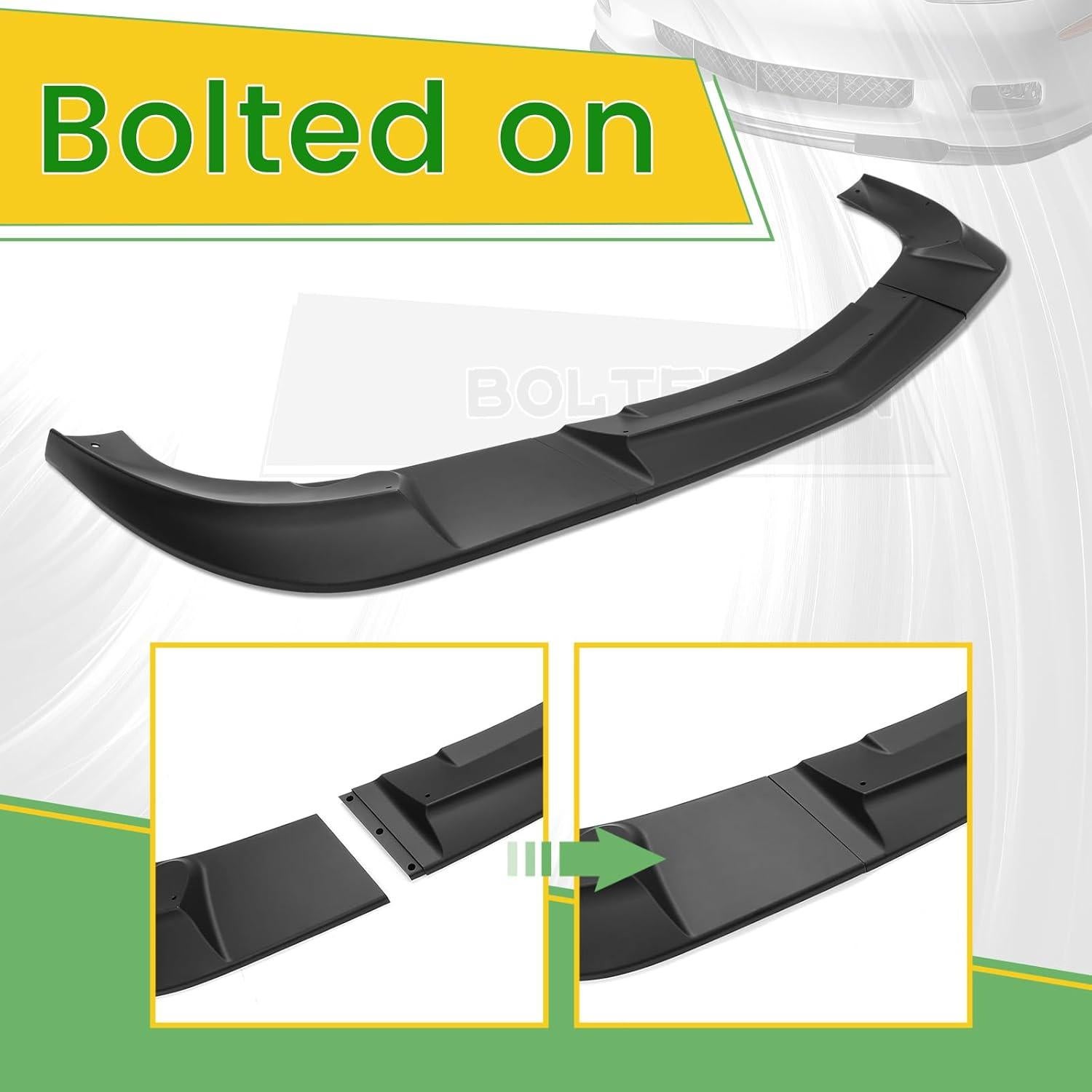 Labio Divisor Parachoques Frontal Ainuosen para Chevy Corvette C6 2005-2013