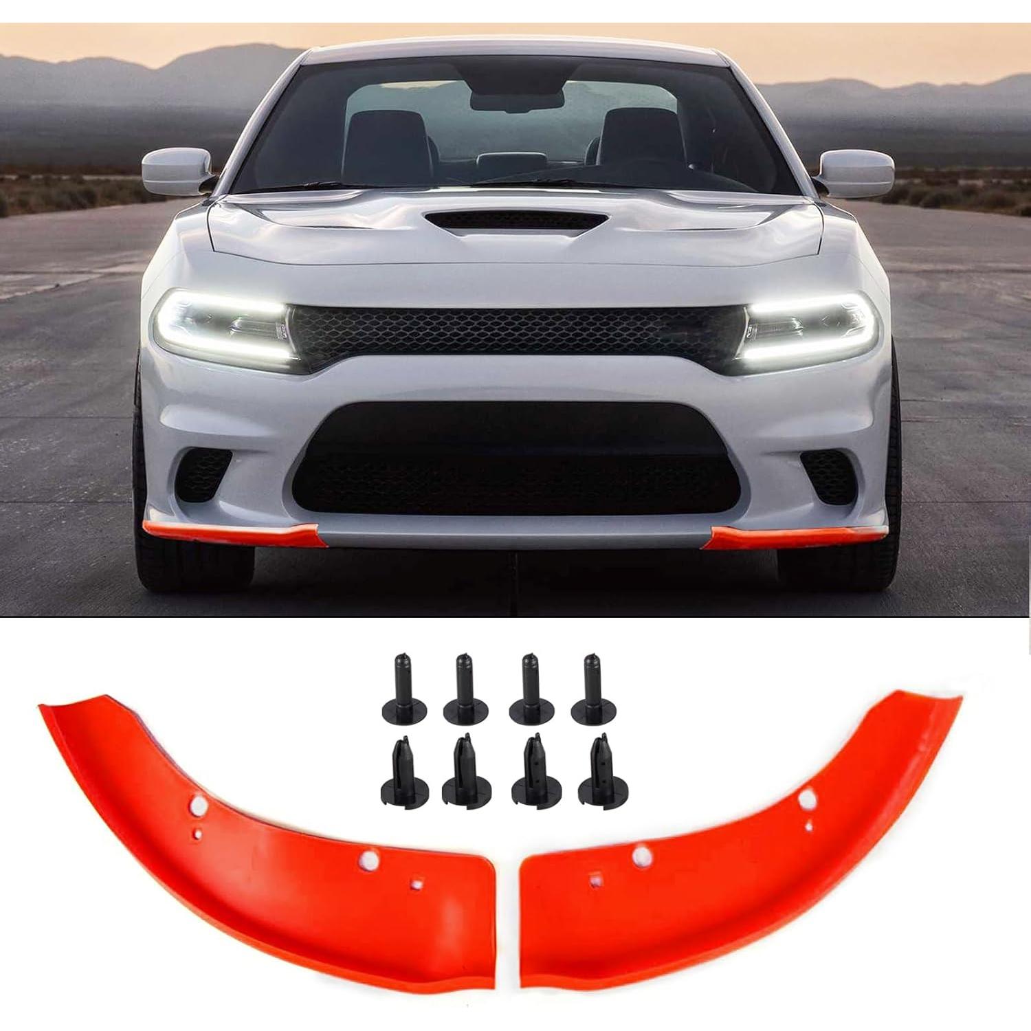 Protector Divisor Labio Parachoques Frontal HTRACING Rojo 2015-2022