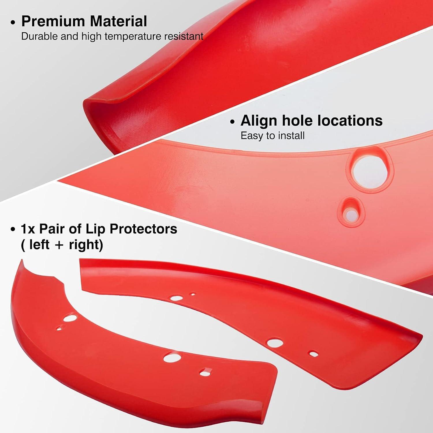 Protector Divisor Labio Parachoques Frontal HTRACING Rojo 2015-2022