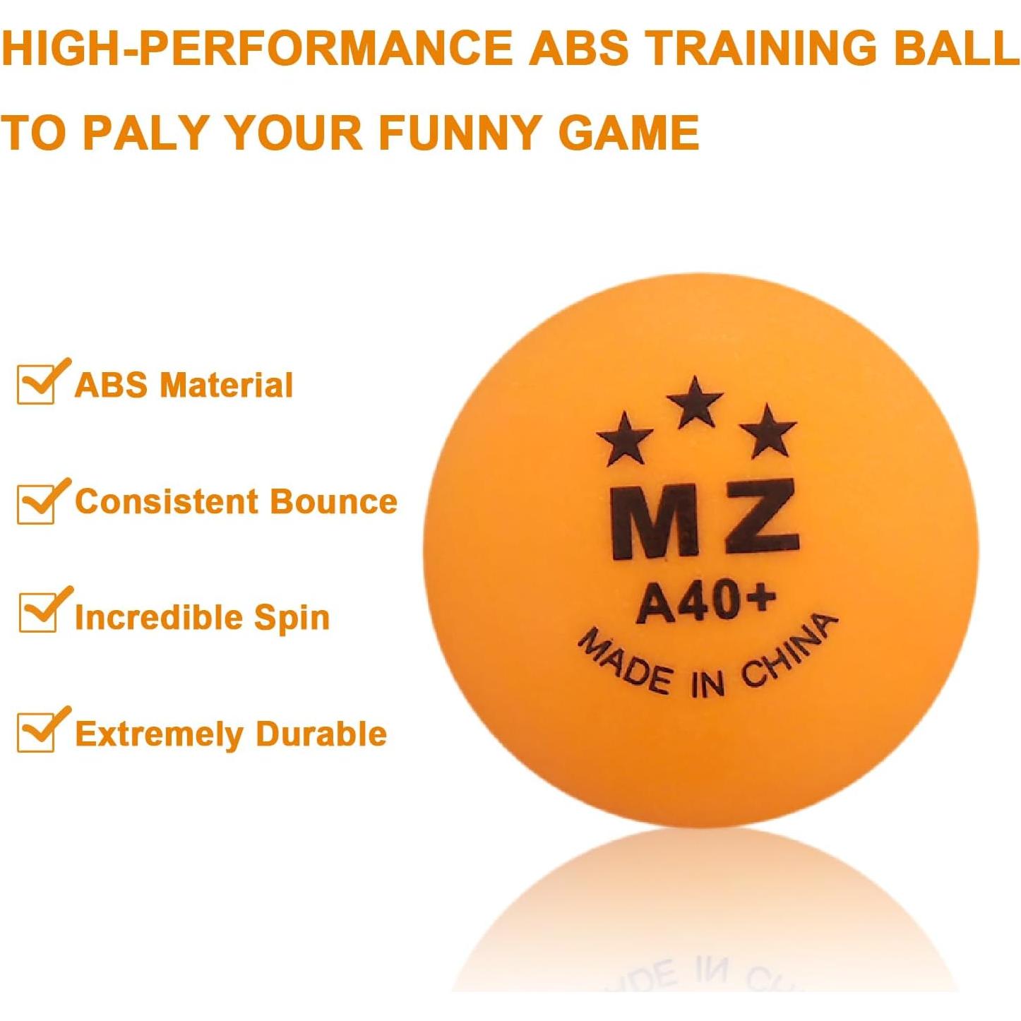 Pelotas de Ping Pong Meizhouer 50 Unidades Coloridas