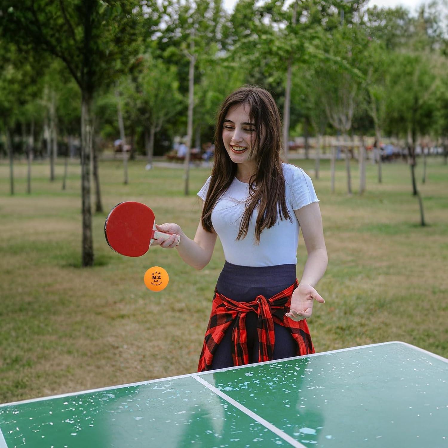 Pelotas de Ping Pong Meizhouer 50 Unidades Coloridas