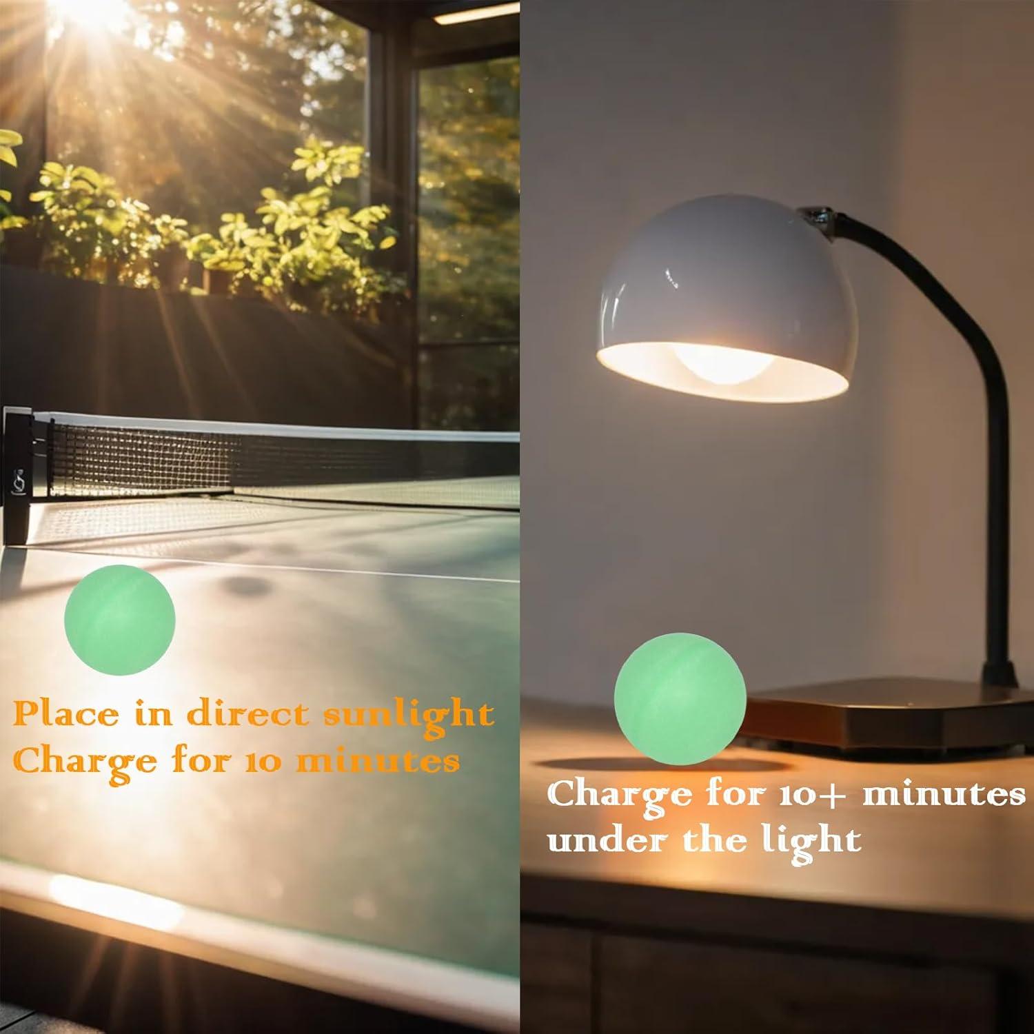 Pelotas de Ping Pong Meizhouer 12 Piezas Brillantes