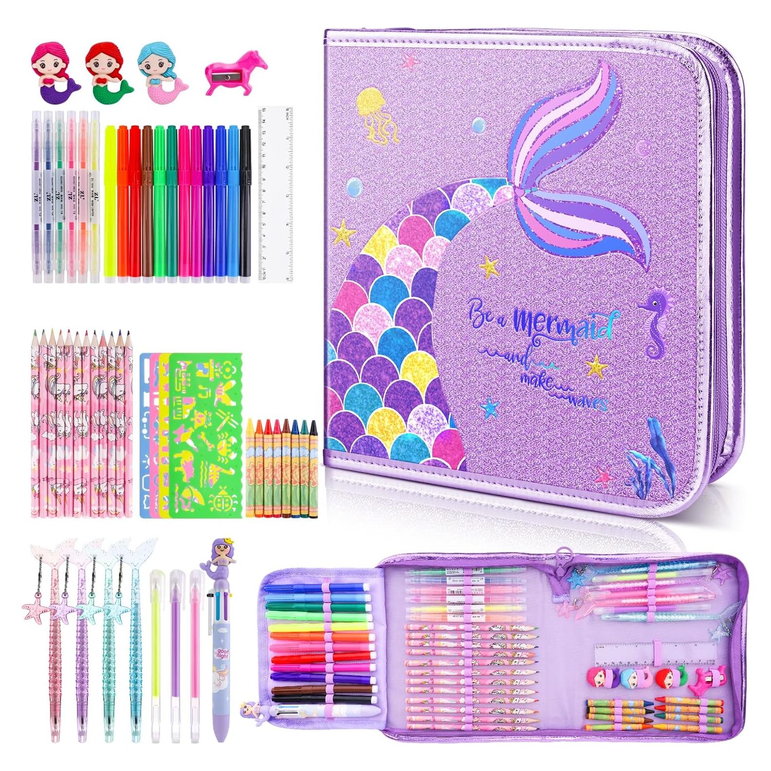 Kit de Manualidades MAIGOZON Sirena 56 Piezas Multicolor