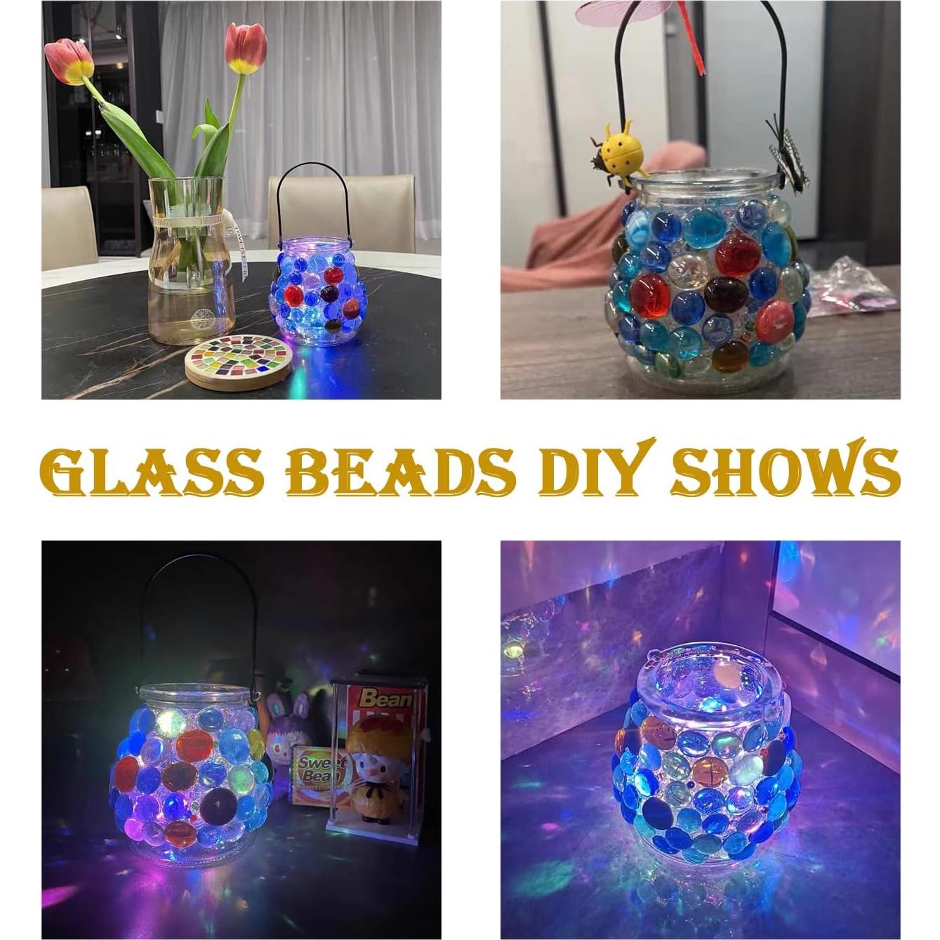 Gemas de vidrio plano KINGOU 17-20 mm Ámbar para decoración