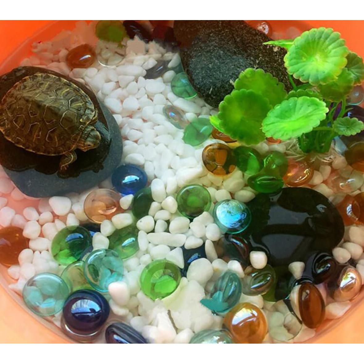 Gemas de vidrio plano KINGOU 17-20 mm Ámbar para decoración