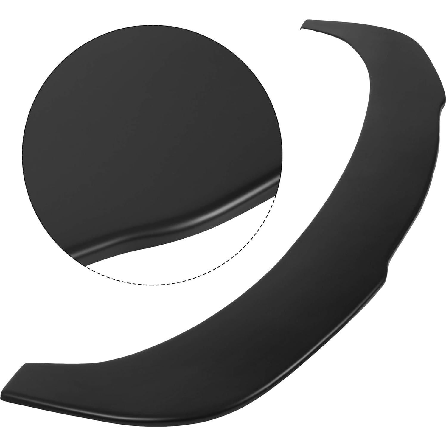 Divisor de Labio Frontal Universal KUAFU 170 cm Negro Mate