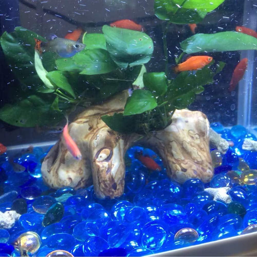 Gemas de vidrio plano KINGOU 0.45 kg brillo azul zafiro