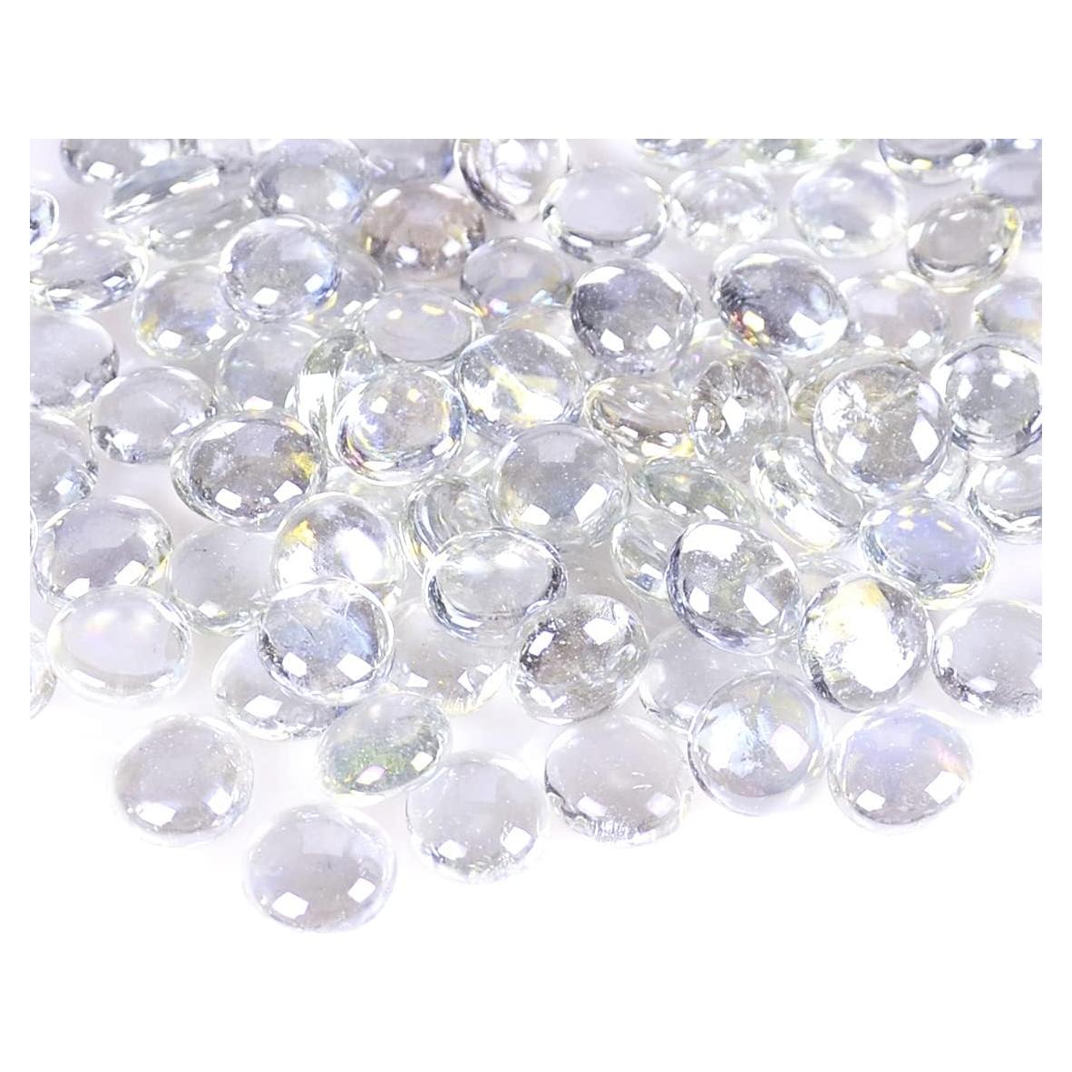 Gemas de vidrio plano KINGOU 17-20 mm para decoración