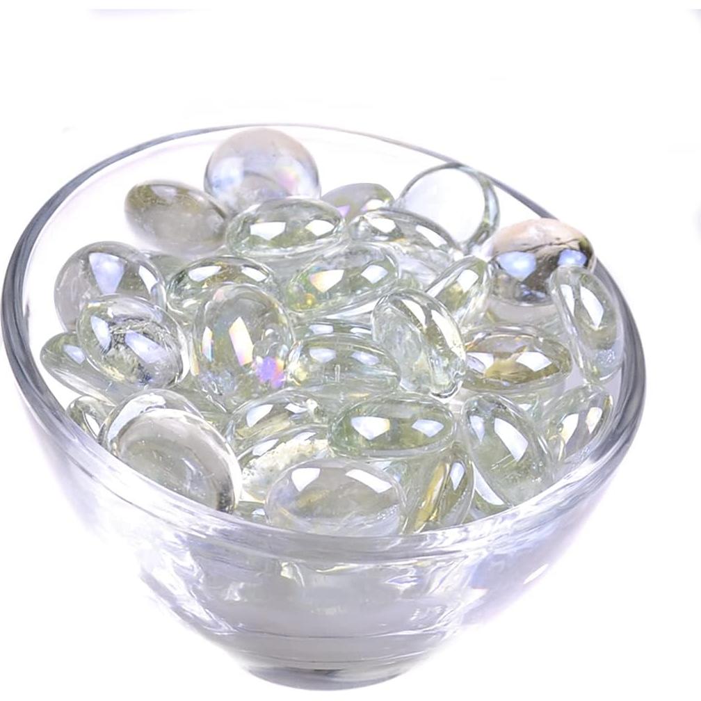 Gemas de vidrio plano KINGOU 17-20 mm para decoración