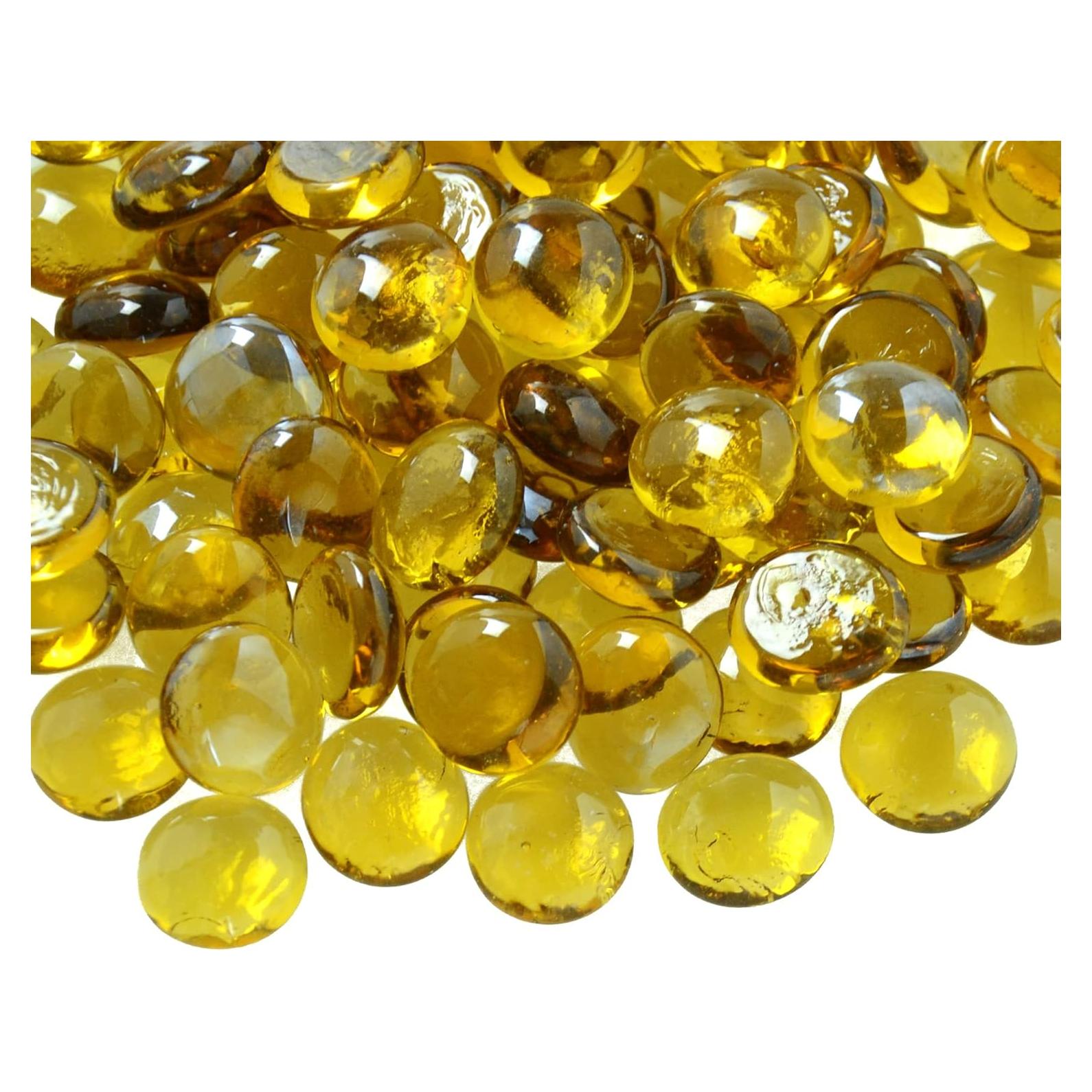 Gemas de vidrio plano KINGOU 17-20 mm para jarrón