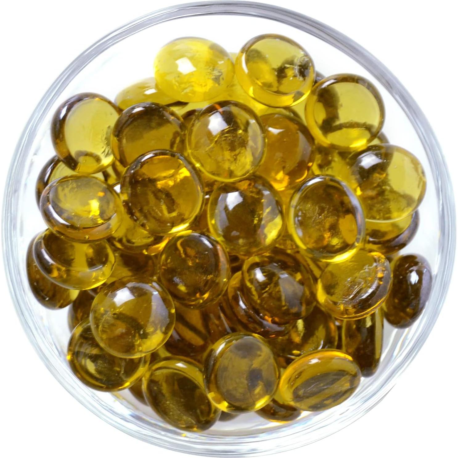 Gemas de vidrio plano KINGOU 17-20 mm para jarrón