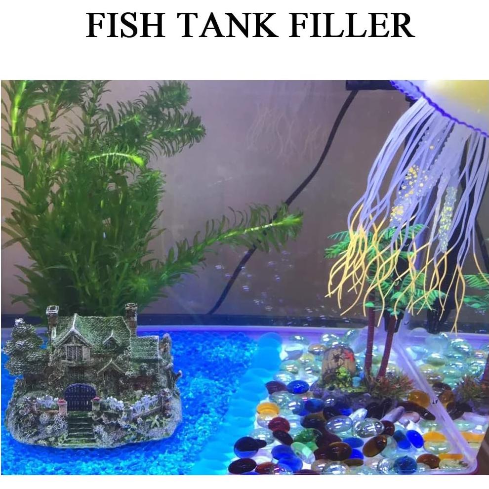 Gemas de vidrio plano KINGOU 17-20 mm para jarrón