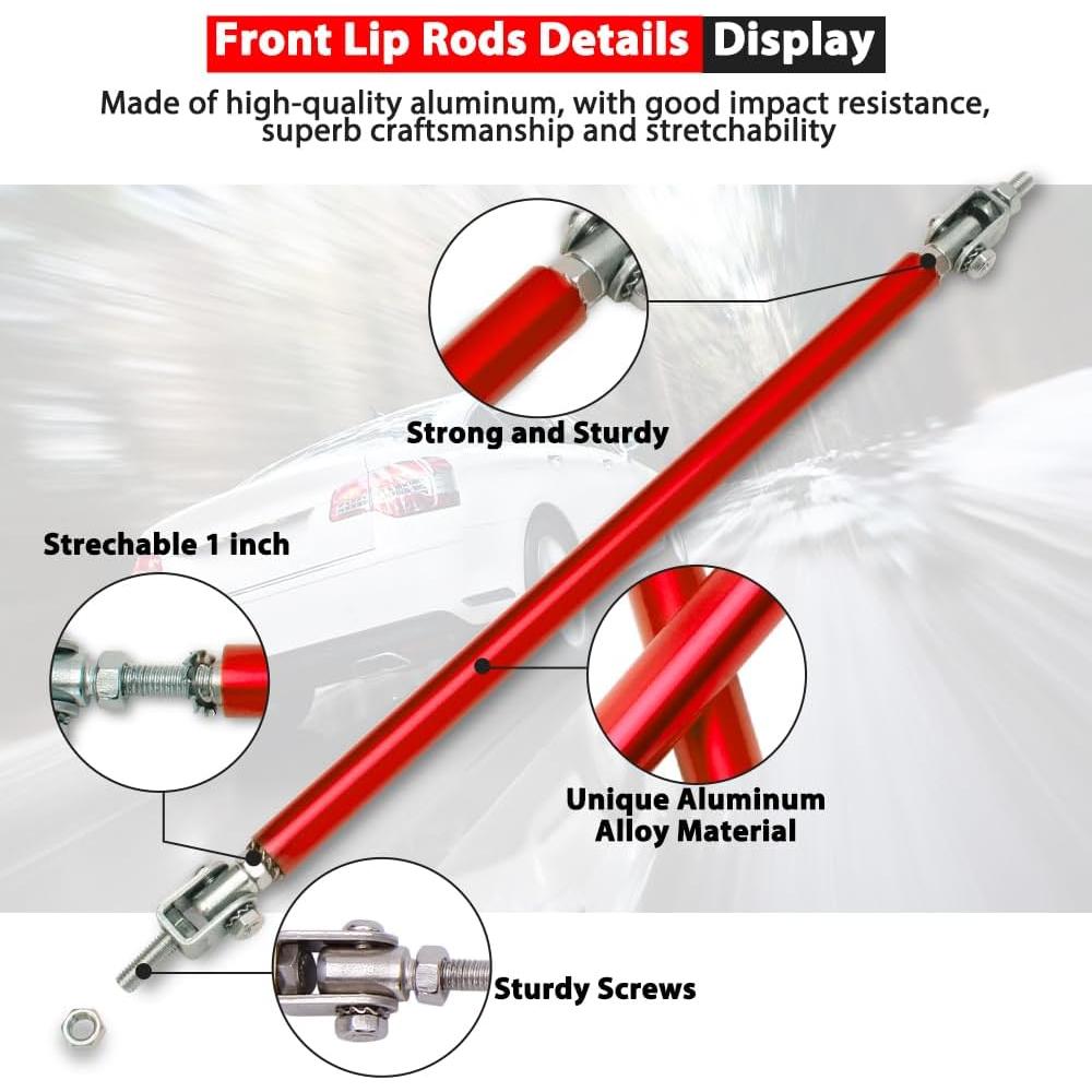 Labio Frontal Universal DEERMOTO con Varillas Divisoras 4 Piezas