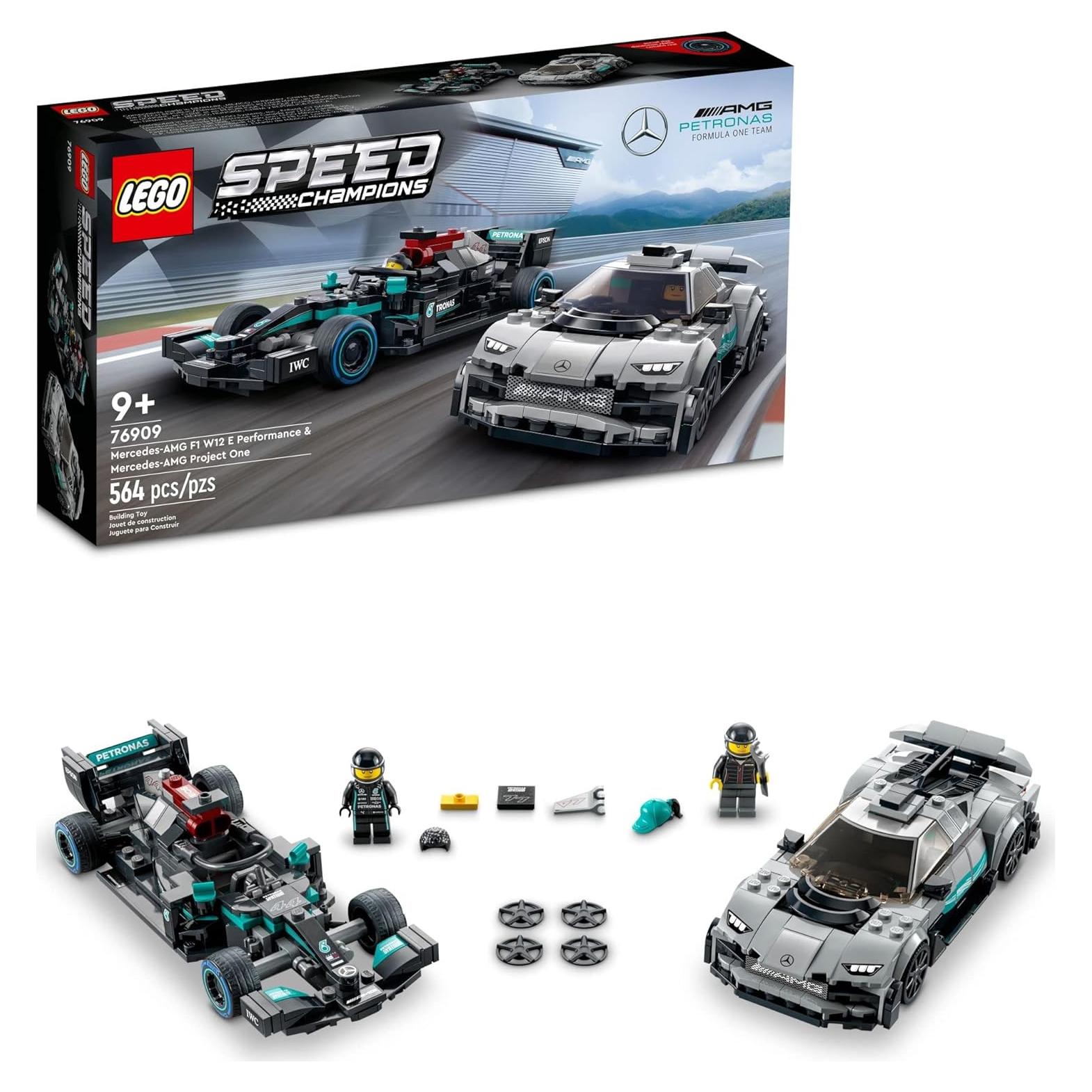 LEGO Speed Champions Mercedes-AMG F1 W12 E y Proyecto Uno 76909
