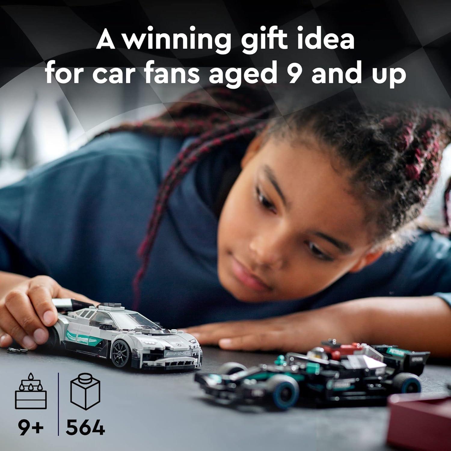 LEGO Speed Champions Mercedes-AMG F1 W12 E y Proyecto Uno 76909