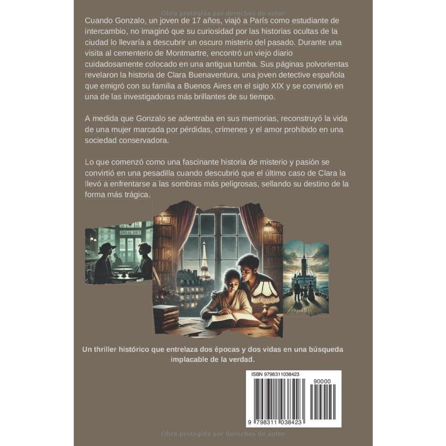 El último caso de Clara: Un misterio enterrado en París (Spanish Edition)