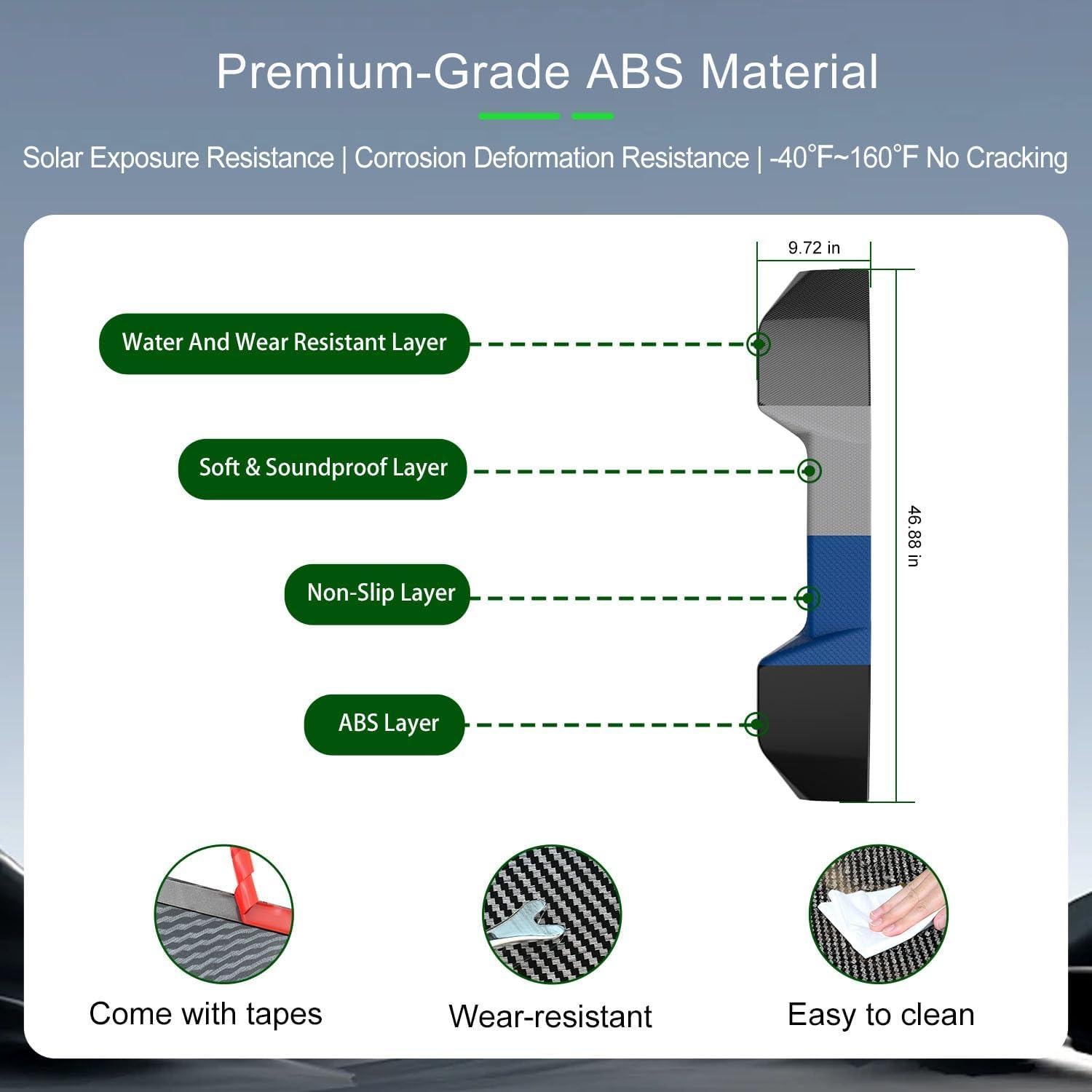 Spoiler Trasero xipoqix ABS Fibra de Carbono para Ford Maverick 2022-2025