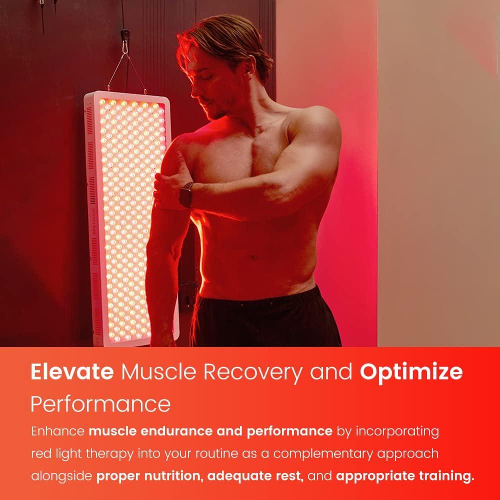 Panel de Terapia de Luz Roja Bestqool BQ150, 150 LEDs, 250W