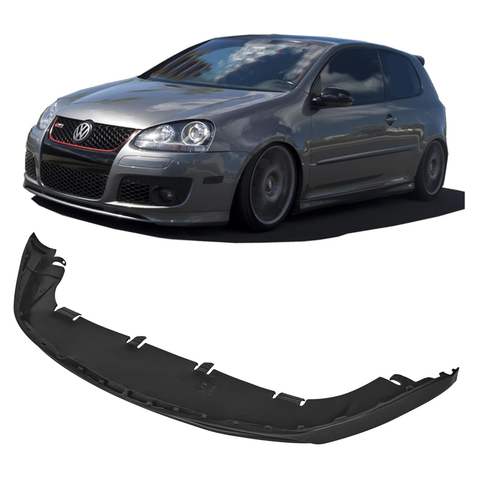 Labio de Parachoques Frontal GT-Speed PU Negro para VW Golf/Jetta