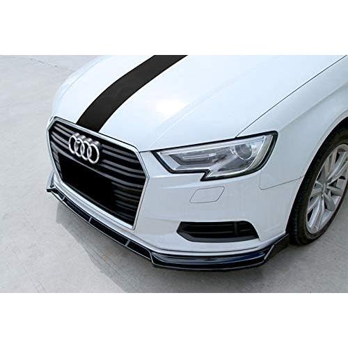Kit de Protección Parachoques Frontal EPARTS ABS Negro 3 Piezas Audi A3 2017-2020