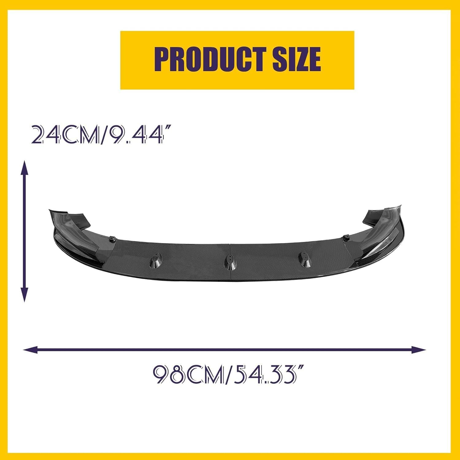 Labio Spoiler Frontal BMW Serie 5 F10 2011-2016 Fibra de Carbono