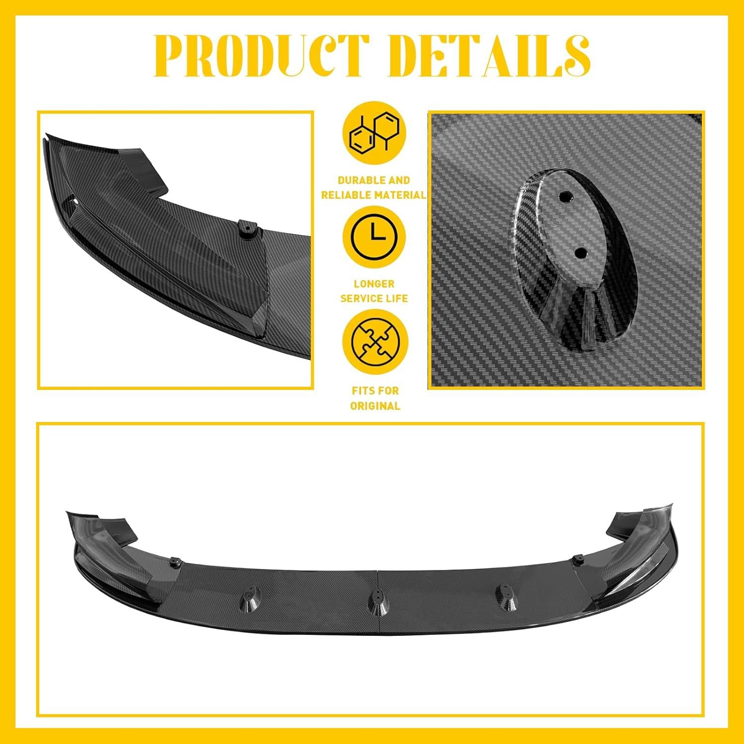 Labio Spoiler Frontal BMW Serie 5 F10 2011-2016 Fibra de Carbono