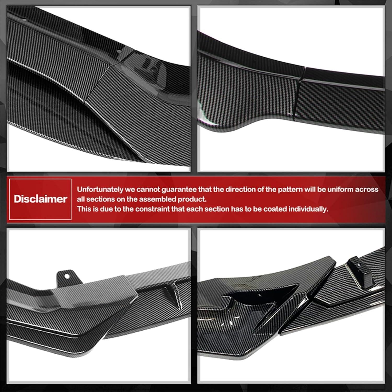 Labio de Parachoques Frontal IKON MOTORSPORTS para Camaro 2016-2024