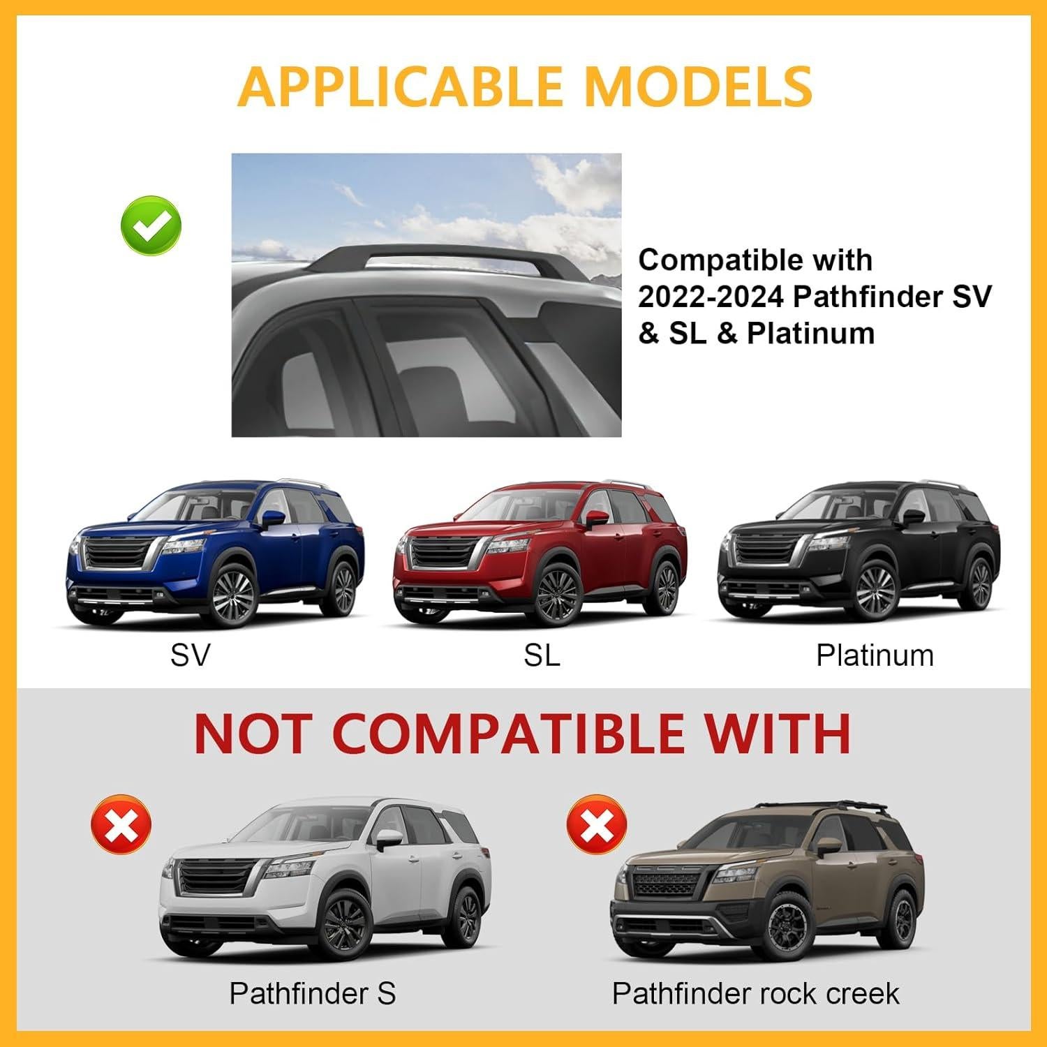 Barras Transversales Tuyoung para Nissan Pathfinder 2022-2025