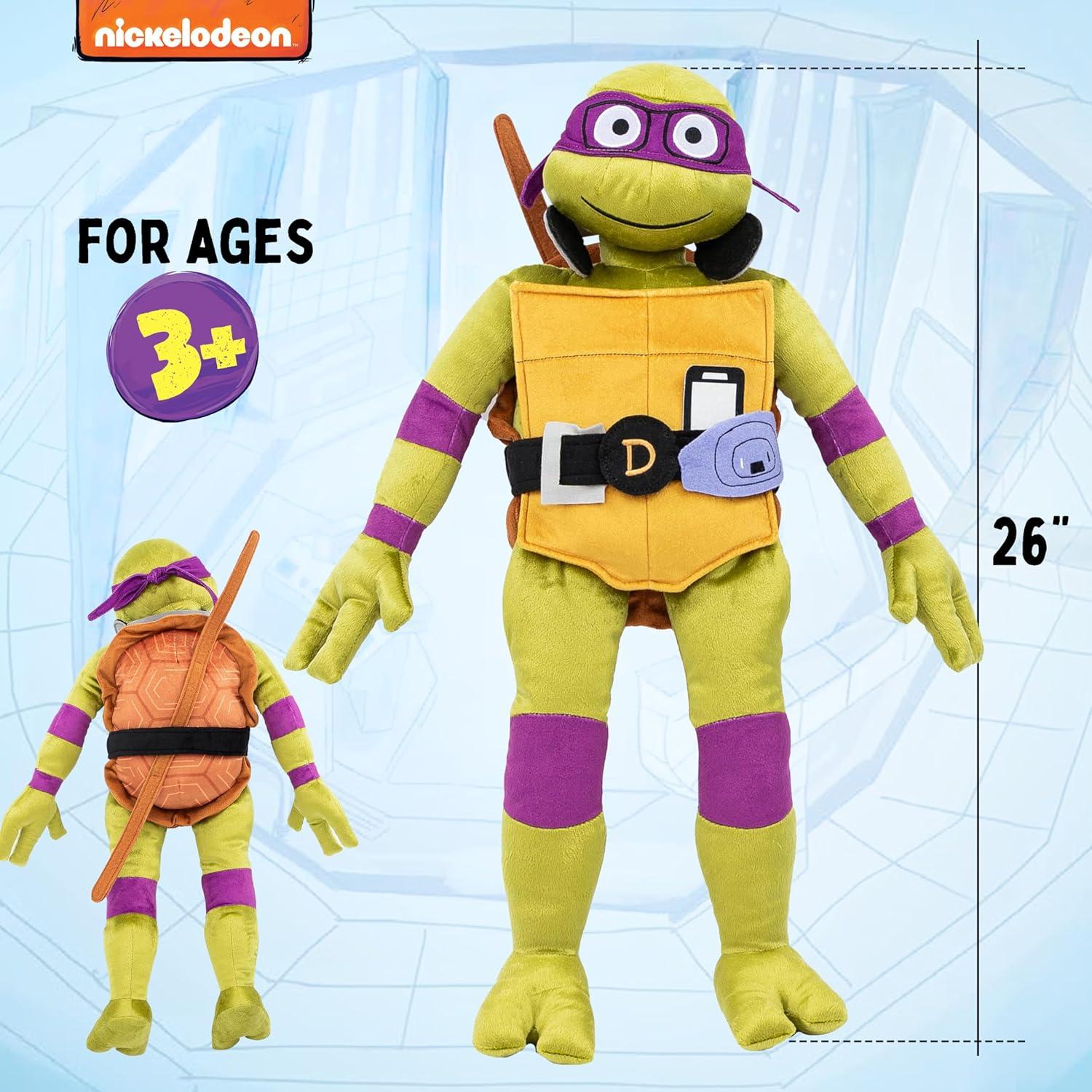 Almohada de Peluche Tortugas Ninja Donatello Jay Franco 66 cm