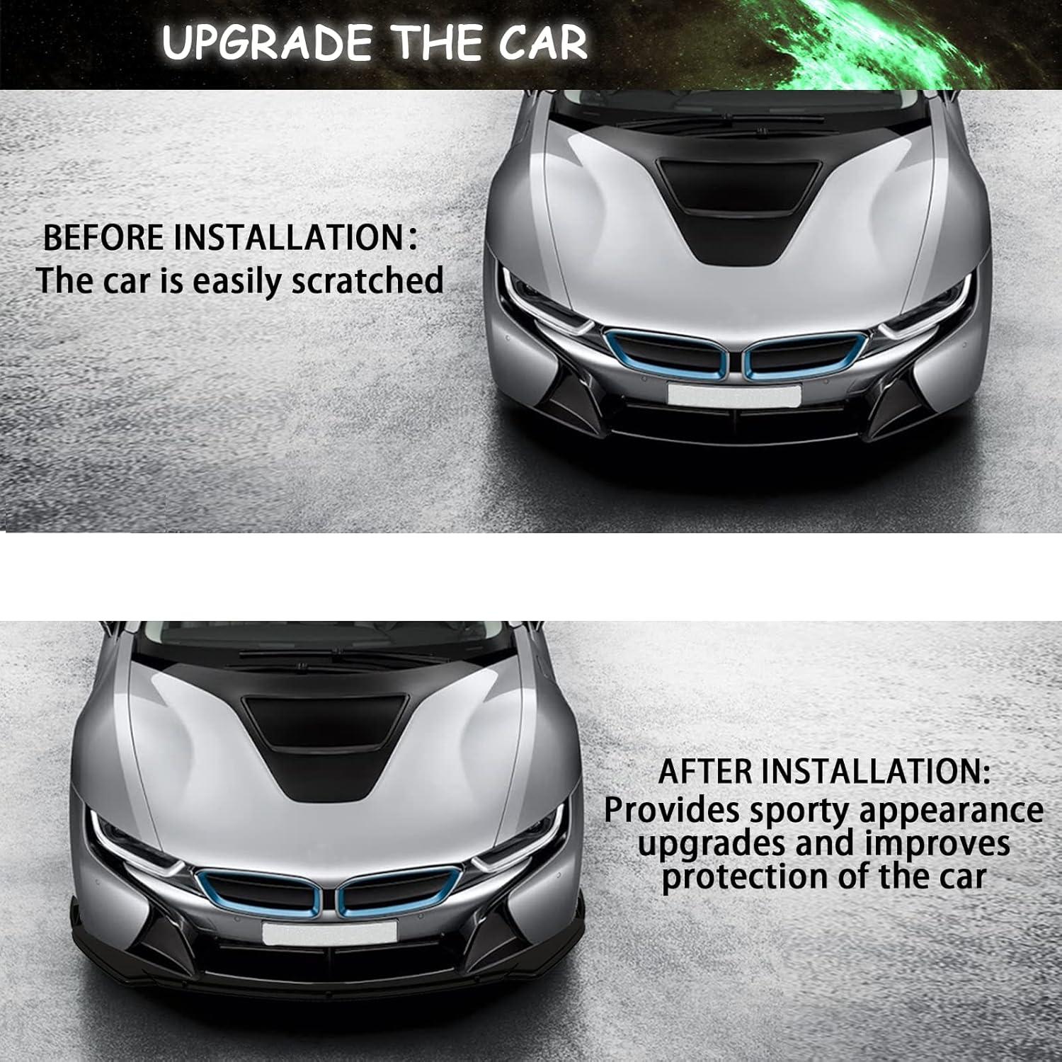 Difusor Protector de Spoiler Frontal DREAMIZER Universal Negro