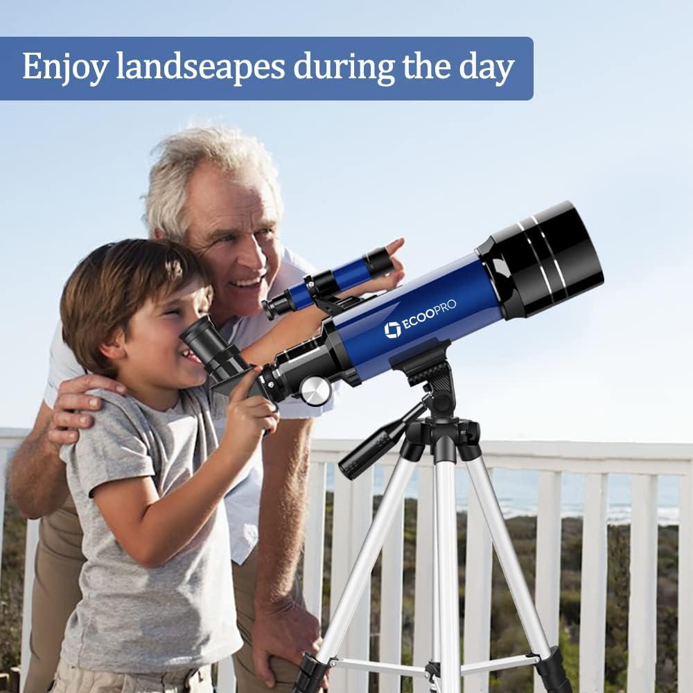 Telescopio Refractor CSSEA 70mm para Niños y Principiantes