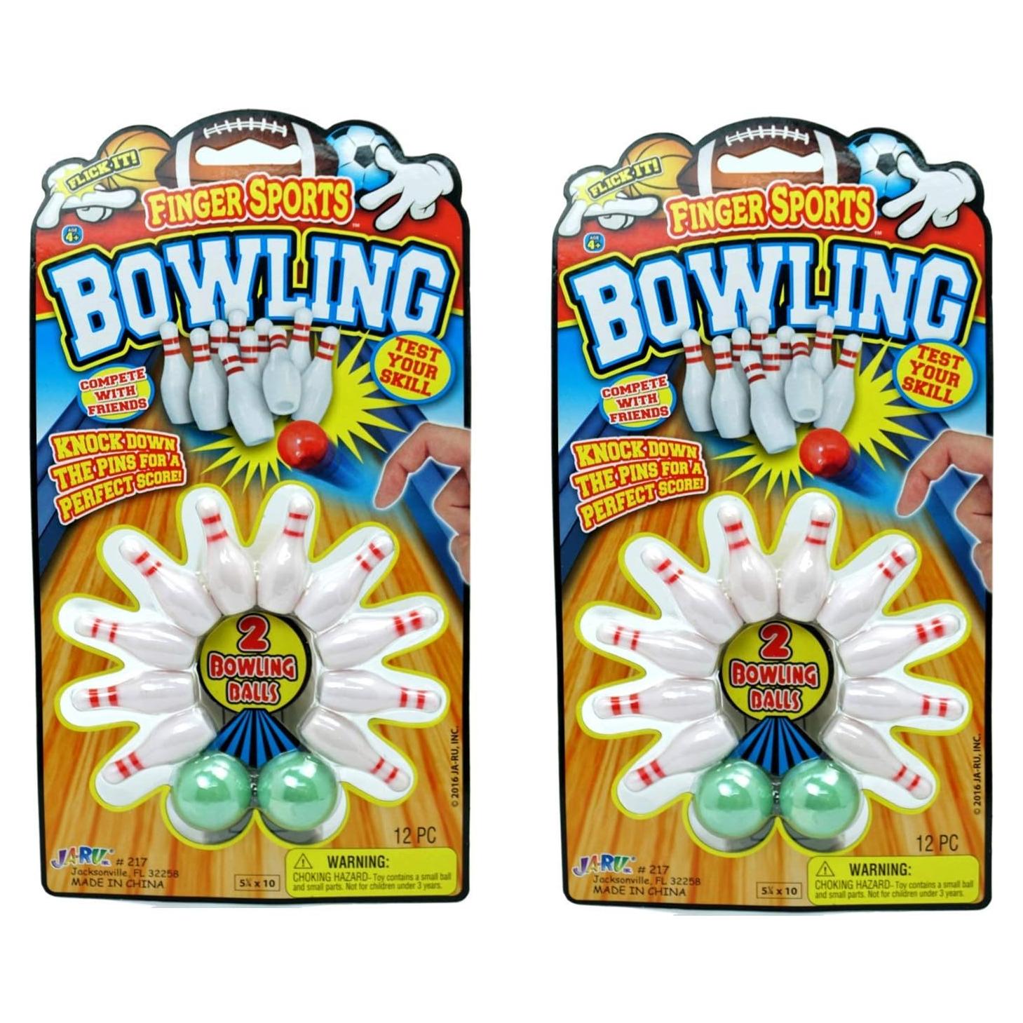 Set de Bowling Miniatura JA-RU 2 Paquetes para Niños