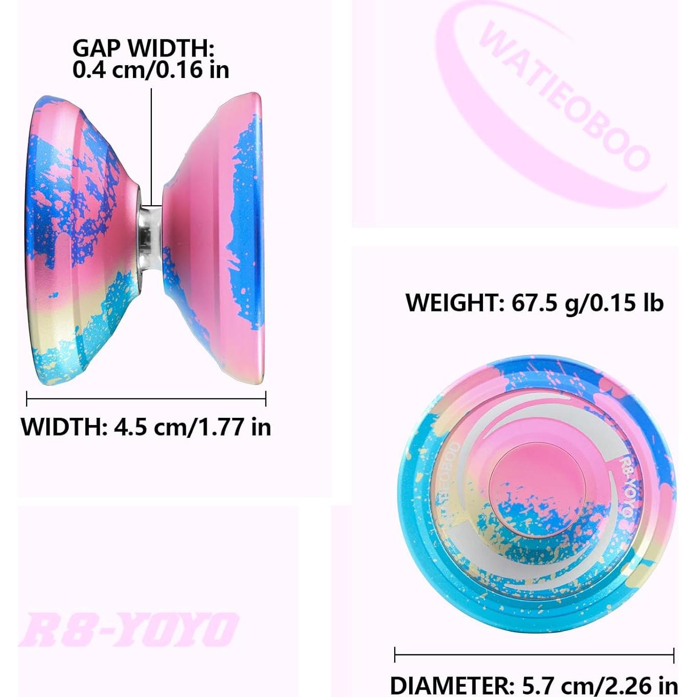 Yoyo WATIEOBOO R8 Profesional Doble Función con Accesorios